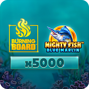 MIGHTY FISH: BLUE MARLIN BURNING BOARD