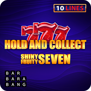 SHINY FRUITY SEVEN 10 LINES HOLD AND COLLECT